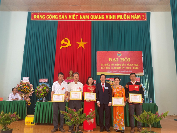 Đại hội đại biểu Hội nông dân xã Ea Nam lần thứ IX, nhiệm kỳ 2023 -2028